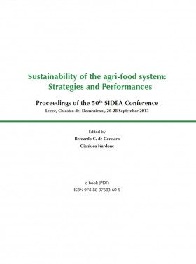 Sustainability of the Agri-food System: Strategies and Performances - Universitas Studiorum