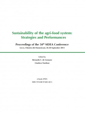 Sustainability of the Agri-food System: Strategies and Performances - Universitas Studiorum
